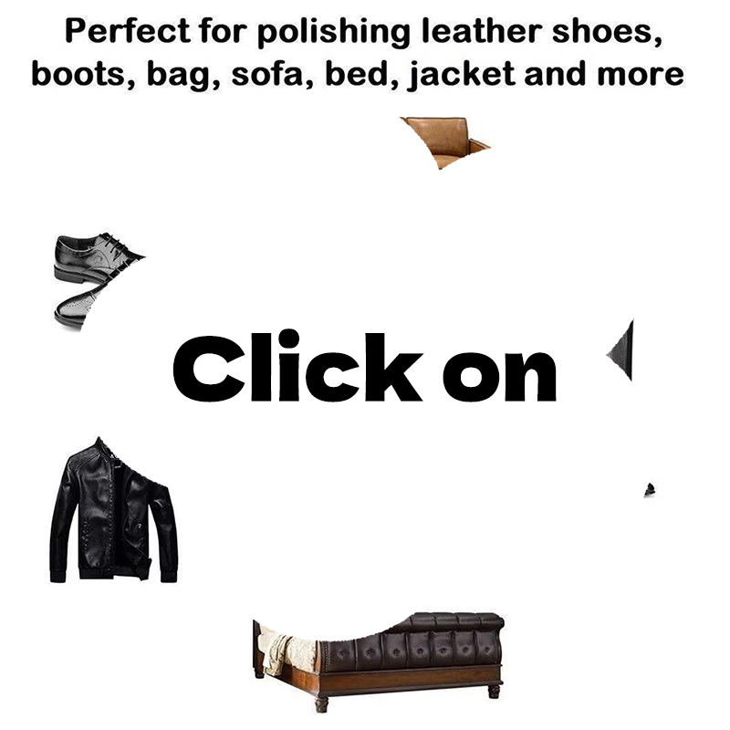 Leather Shoe Polish - Durable Bristle Horsehair Shoe Cleaning Brush