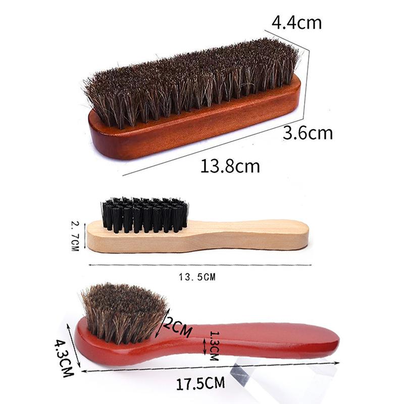 Durable Bristle Horsehair Shoe - Leather Shoe Polish 评论和价格