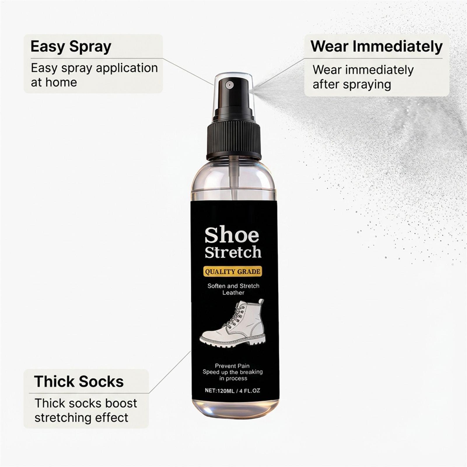 120ml Shoe Stretcher Spray Sof - Leather Shoe Polish 评论和价格